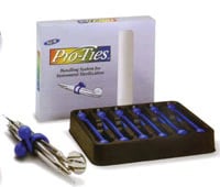 Pro-Ties Instrument Bundling System, Red, 6/Box, 650102R