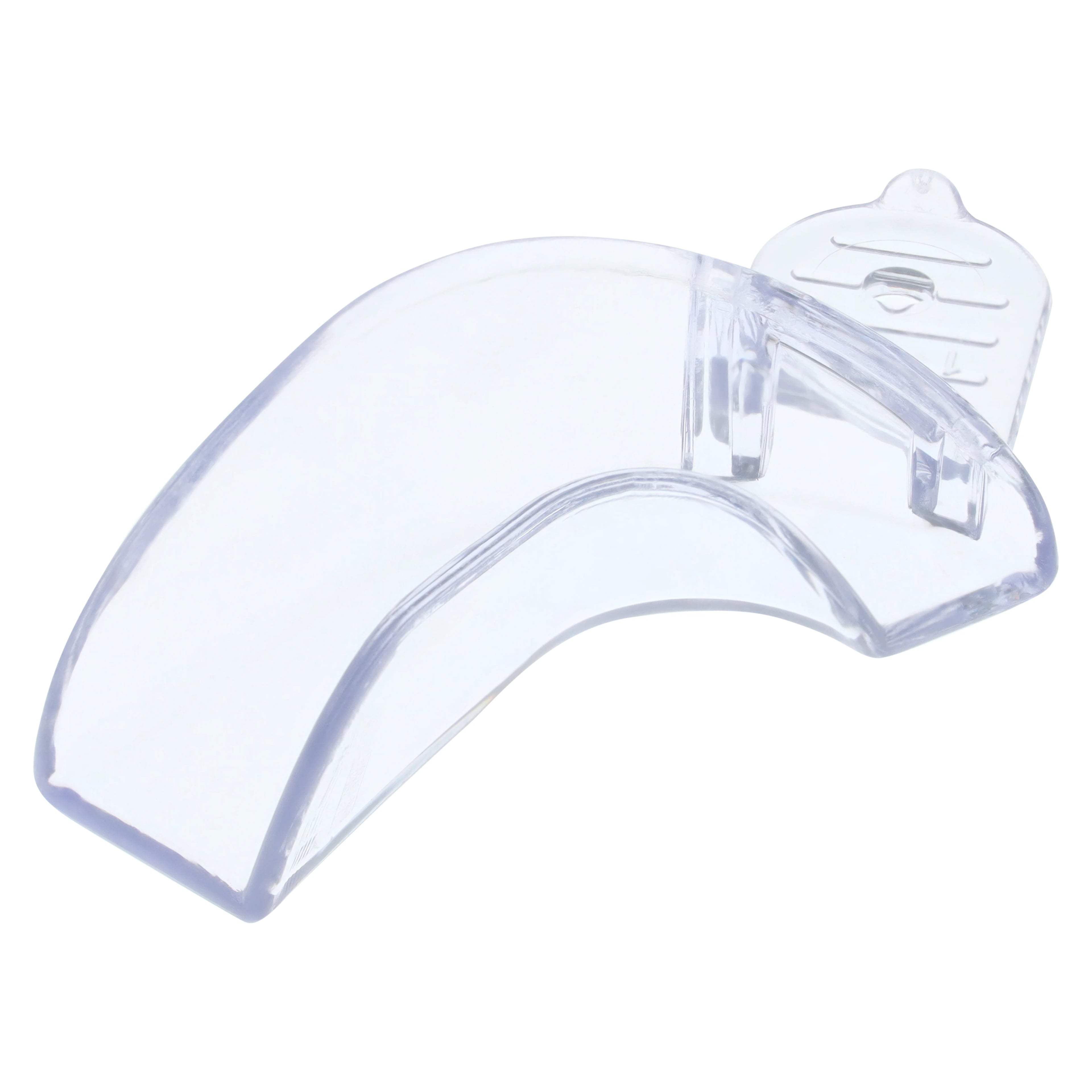 Crystal Tray Disposable Impression Tray, Solid Quadrant Upper Left/Lower Right, Clear, 12/Pkg, 01S9