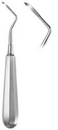 Wolf Elevator #34S Thin, Large, Straight, Single End, German Stainless Steel, 1/Ea