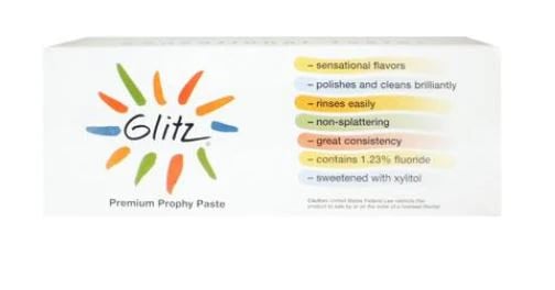 Glitz Prophy Paste Medium, Creamy Marshmallow, Gluten Free, Unit Dose Cups, 200/Box