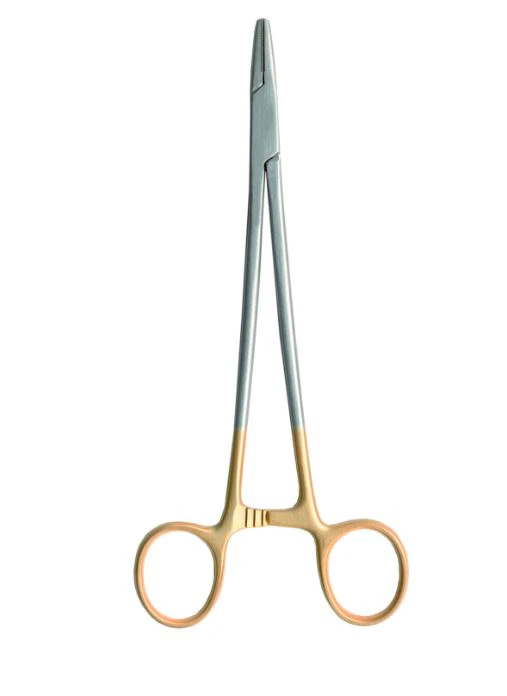 A. Titan Instruments Mayo-Hegar Needle Holder, 7", Carbide Tip, Tungsten-Carbide Inserts, 1/Pk, M7