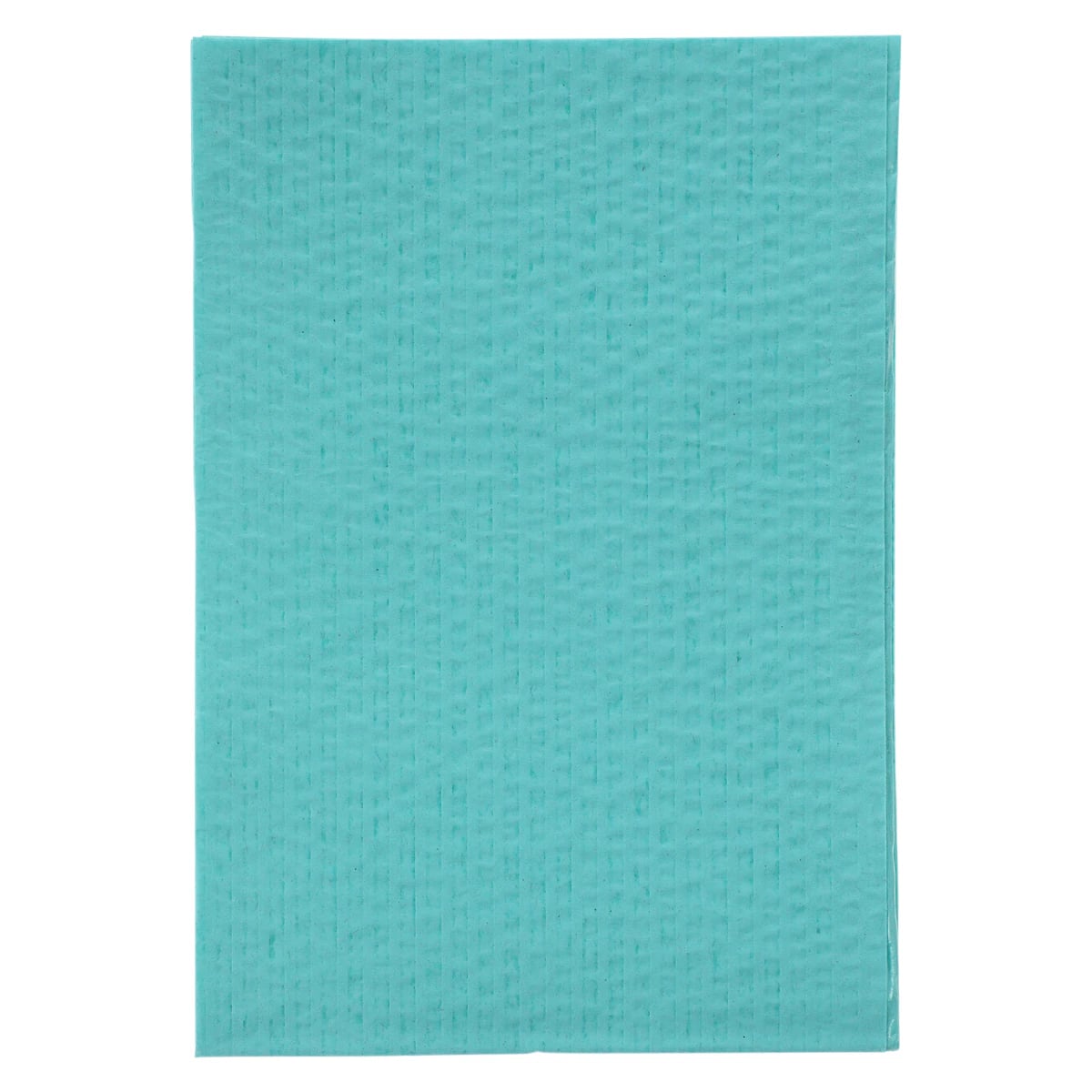 Crosstex Advantage Plus 3-Ply Patient Bibs, 18" x 13", Aqua, 500/Case, WPXAAQ