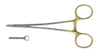 Micro Ryder 6" Carbide Needle Holder, Stainless Steel, Each, MICRO 6C