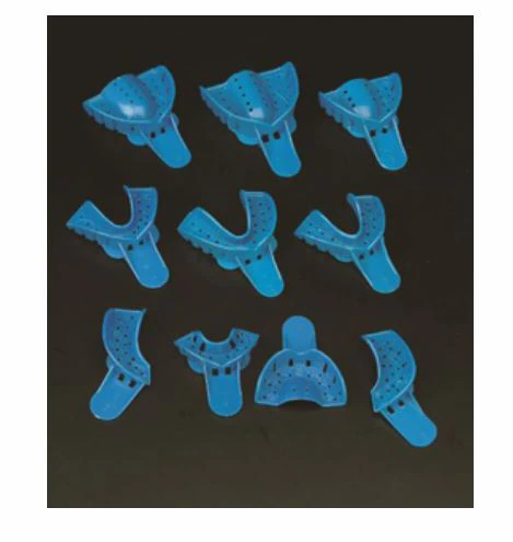 Plasdent Excellent Disposable Impression Trays, #7 Upper Right/Lower Left, Perforated, Teal, 12/Pk, IT-URLL