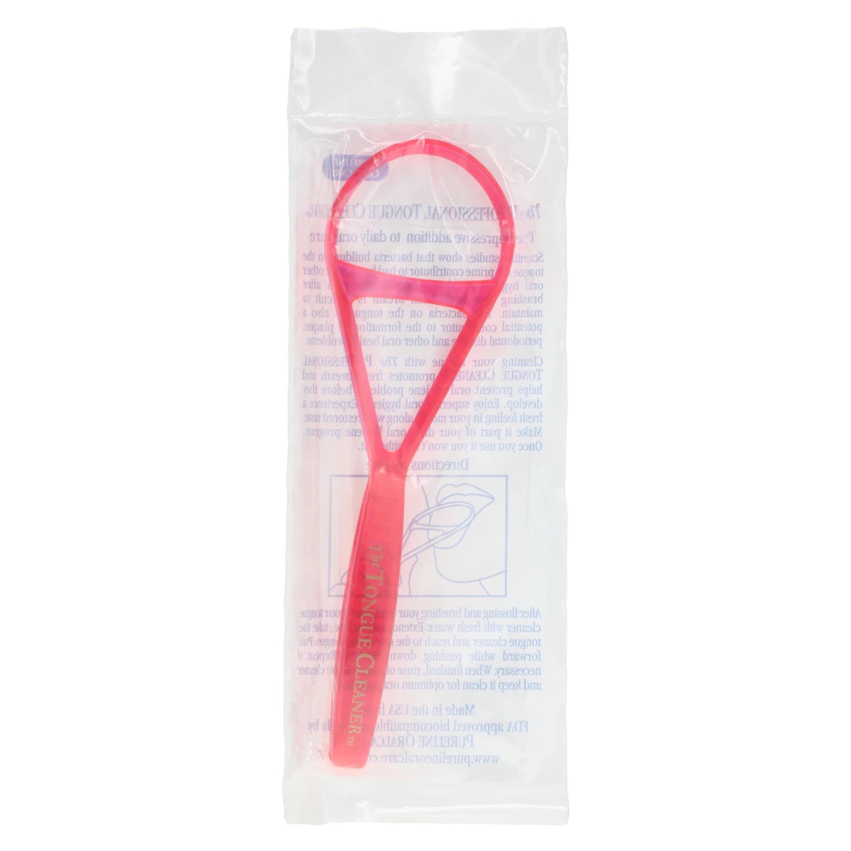 Pureline Oralcare Professional Tongue Cleaner, Assorted, 12/Pack