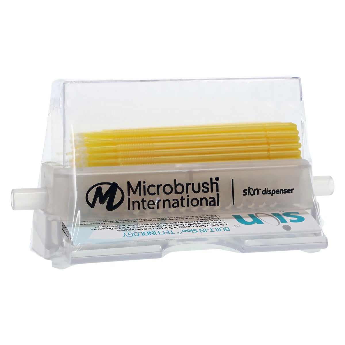 Microbrush Plus Dispenser Kit, Yellow, Fine (1.5 mm), MPD