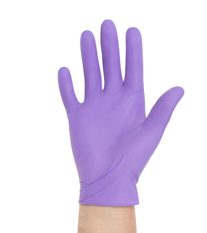 Halyard Purple Nitrile Exam Gloves, Sterile, Powder-Free, Large, 50 Pairs/Box, 55093