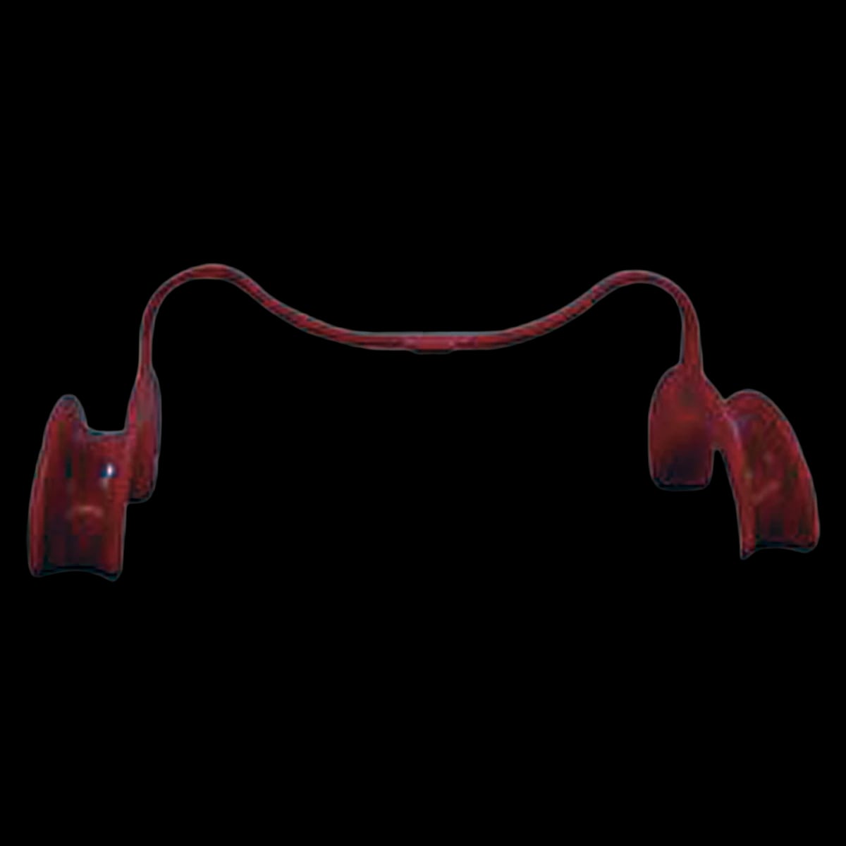 Lumalite Disposable Cheek Retractors, Large, Red, 4/Pkg