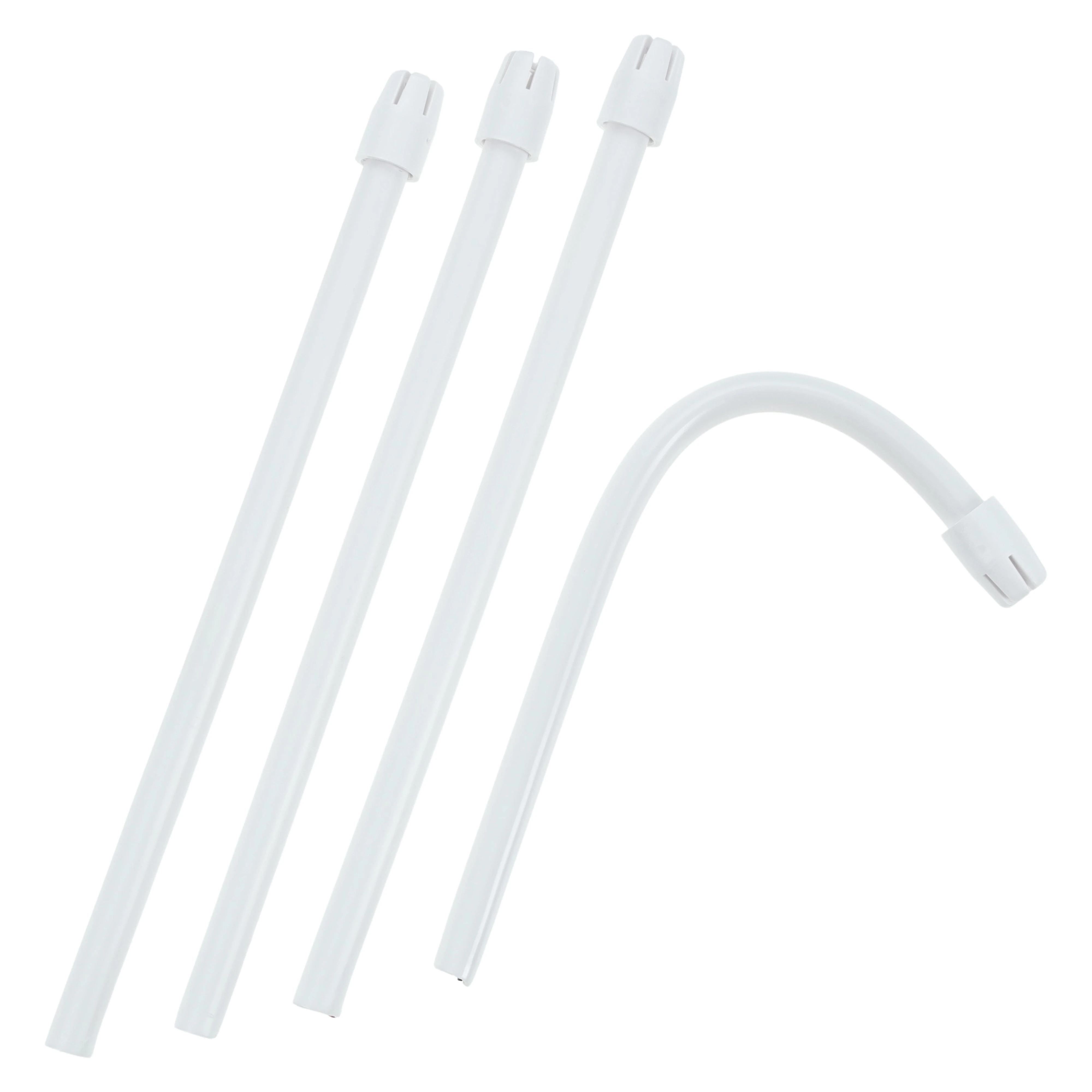Crosstex Premium Saliva Ejectors, White/White, Wire-Reinforced, Non-Latex, 100/Bag, ZWW