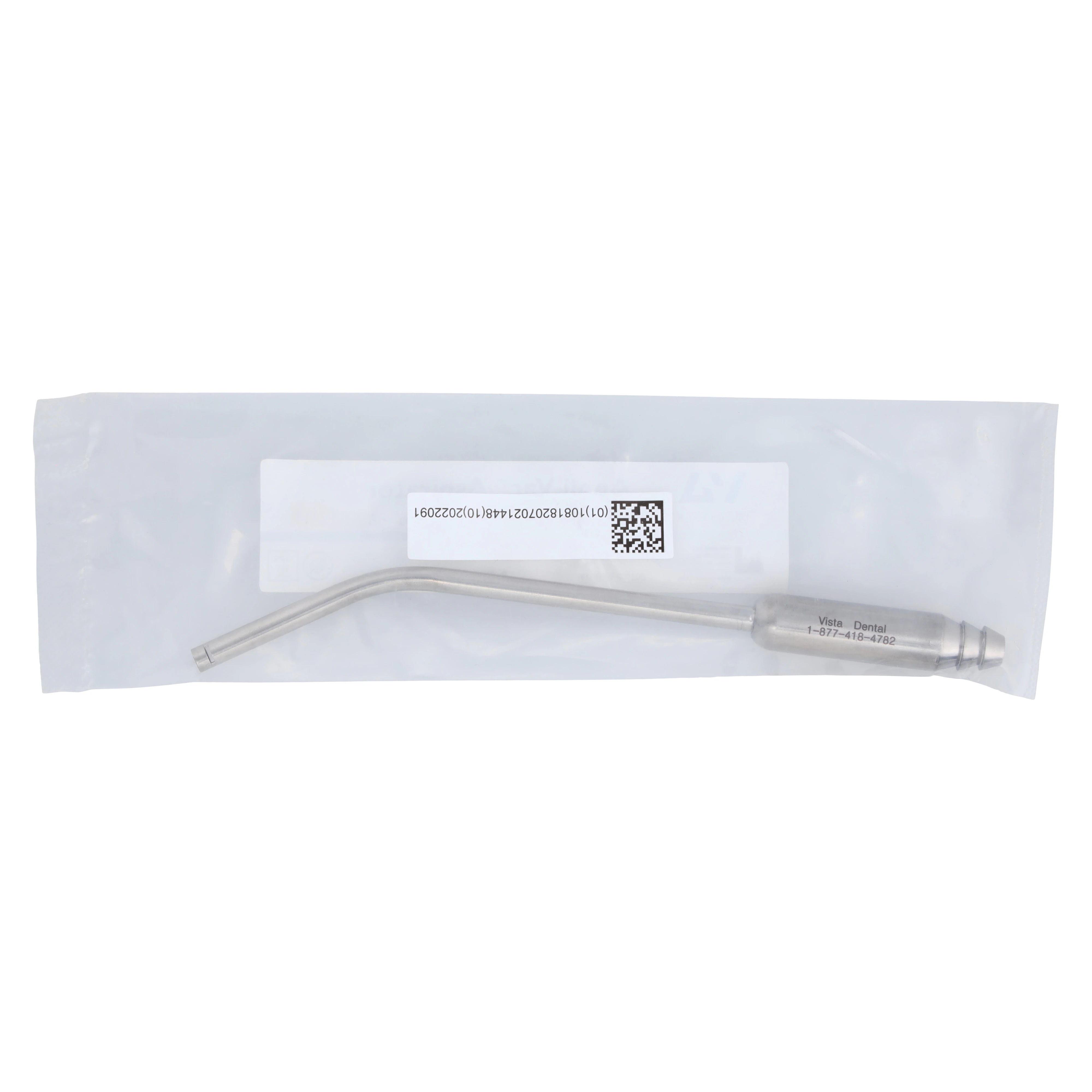 Vista Apex Appli-Vac Surgical Aspirator Tip, 4.0mm, 16RSA Style, Stainless Steel, 6", #801004