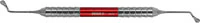 Sinus Lift Instrument 5, A. Titan Instruments, 90/90/60 Degree Sinus Elevator, Red Anodized Handle, 440A Stainless Steel