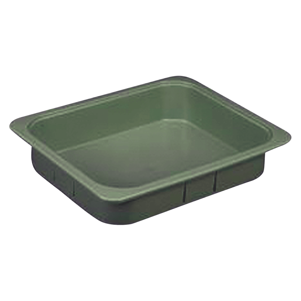 Plasdent Operation Tub, Green, 9-3/8" W x 11-1/2" L x 2-5/8" H, 3/4" Lip