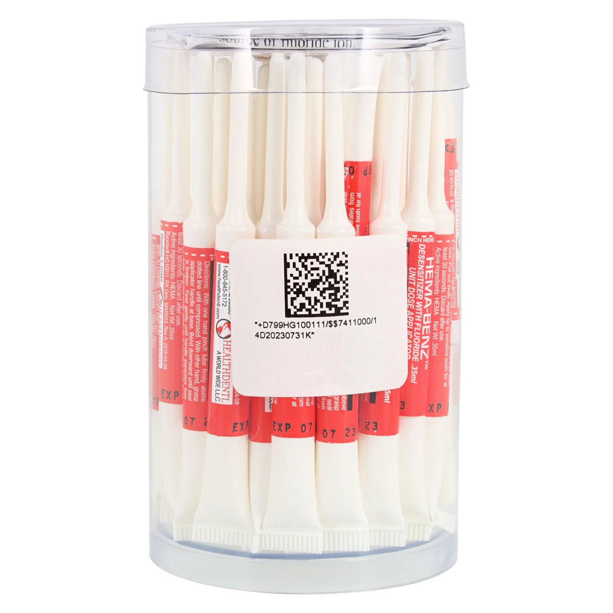 Hema-Benz® Desensitizer – Unit Dose Applicators, 50 (0.35 mL) Applicators/Box