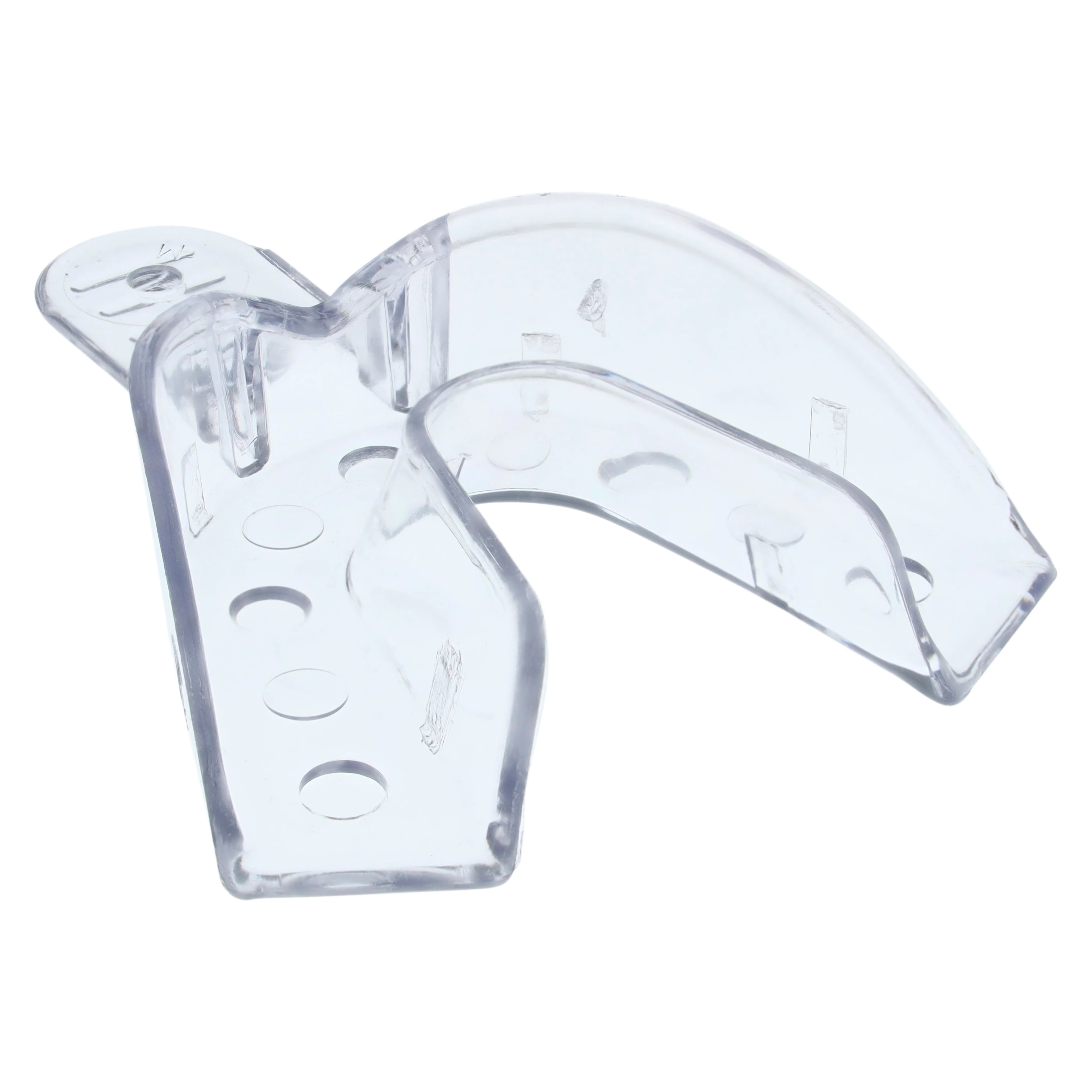 Crystal Disposable Impression Trays, Full Arch Lower, Medium, Solid, 12/Pkg, 08S9