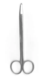 A. Titan Instruments Straight Suture Scissors, 6" (15 cm), Stainless Steel, with Loop, 1 Each