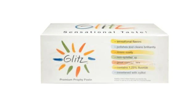 Glitz Prophy Paste Coarse, Blueberry, Gluten Free, Unit Dose Cups, 200/Bx