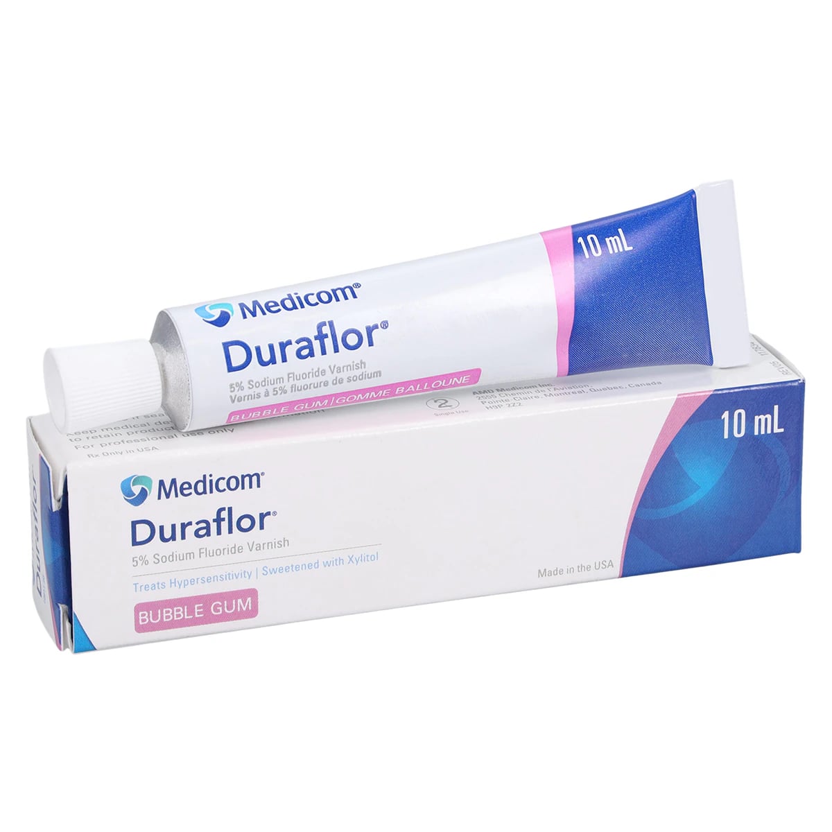 Duraflor 5% Sodium Fluoride Varnish, Bubblegum, 10 mL Tube, 10011-US
