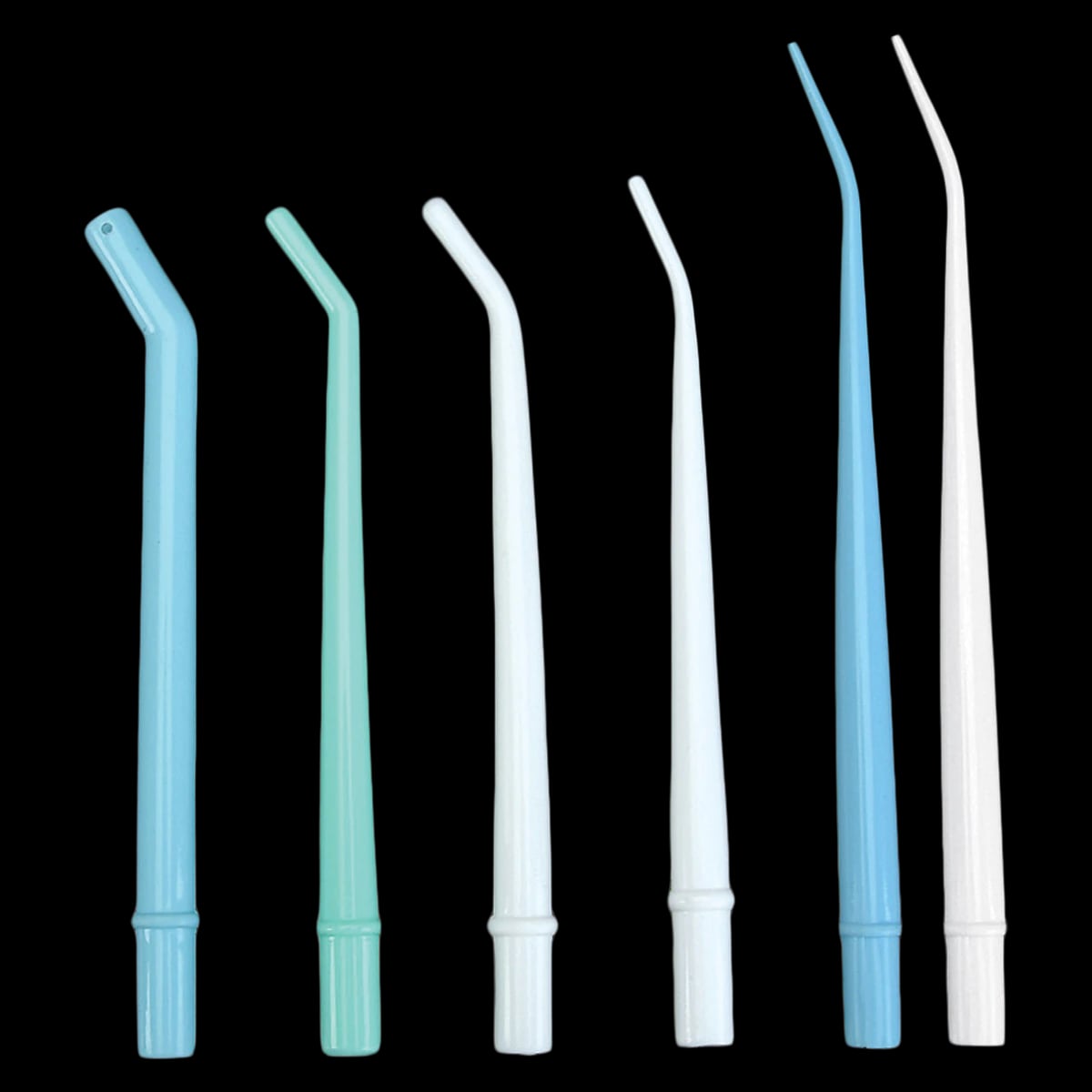 Plasdent OralSurge II Disposable Surgical Aspirator Tips, Aquamarine, 1/4" Orifice, 6-1/2" Length, 25/Pk, 8020LG-4