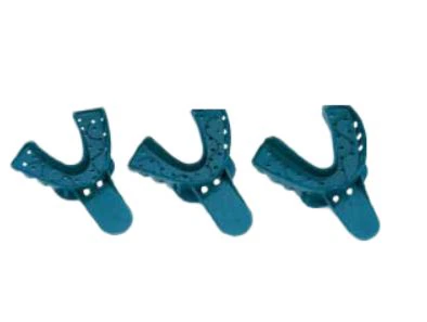 Excellent Disposable Impression Trays, #2 Large Lower, Perforated Plastic, 12/Pk, IT-LL
