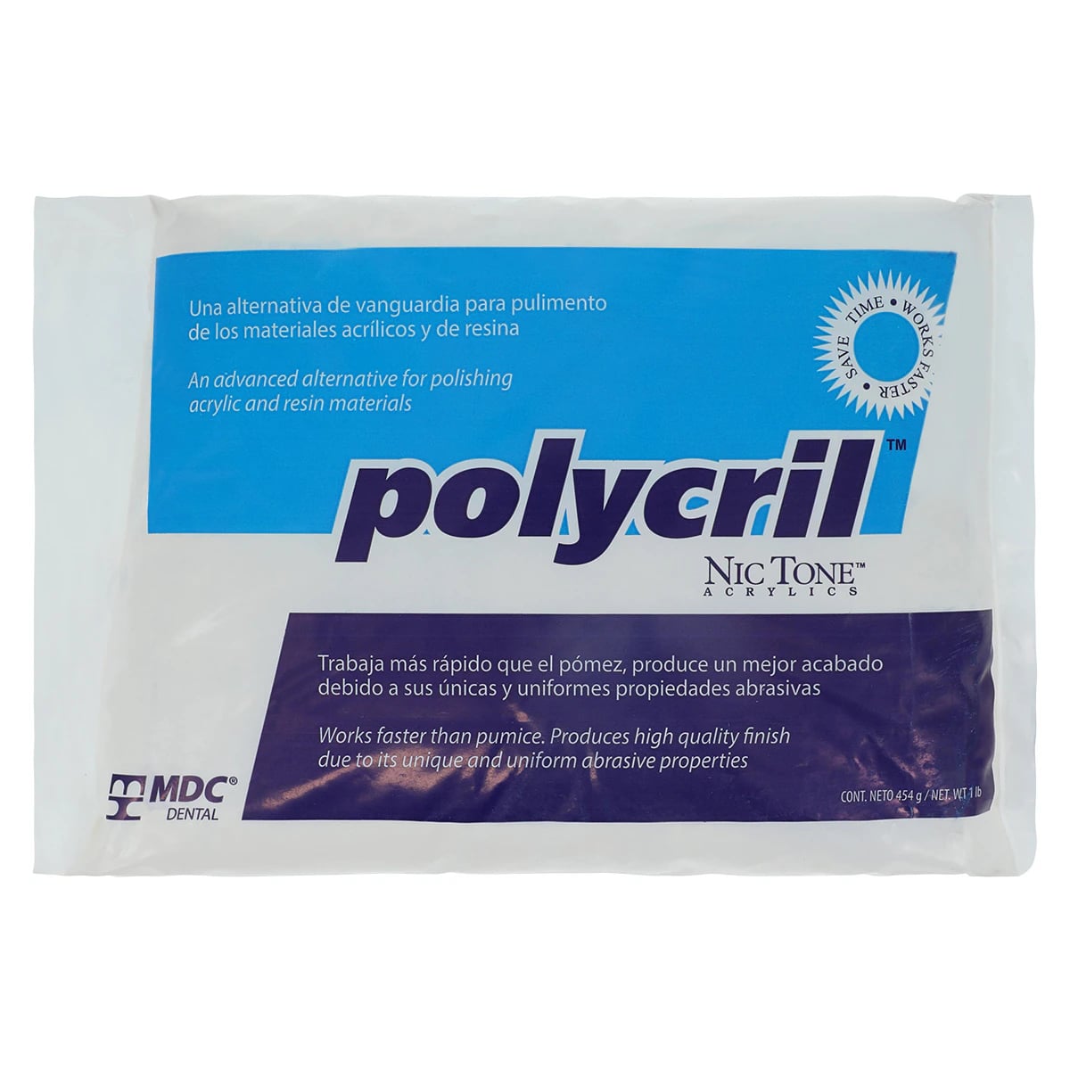 MDC Dental #1 Polycril Polishing Mat, 1 lb