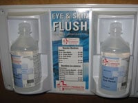 Double 16-Ounce Bottle Eyewash Wall Station, Balco Industries
