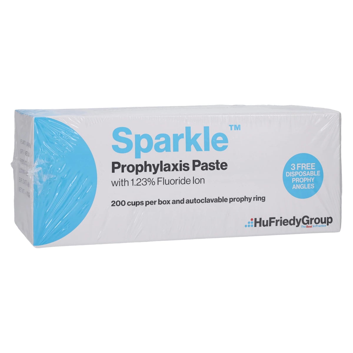 Sparkle Prophy Paste with Xylitol, Medium Grit, Orange Vanilla, Unit Dose Cups, 200/Box, UPMOV