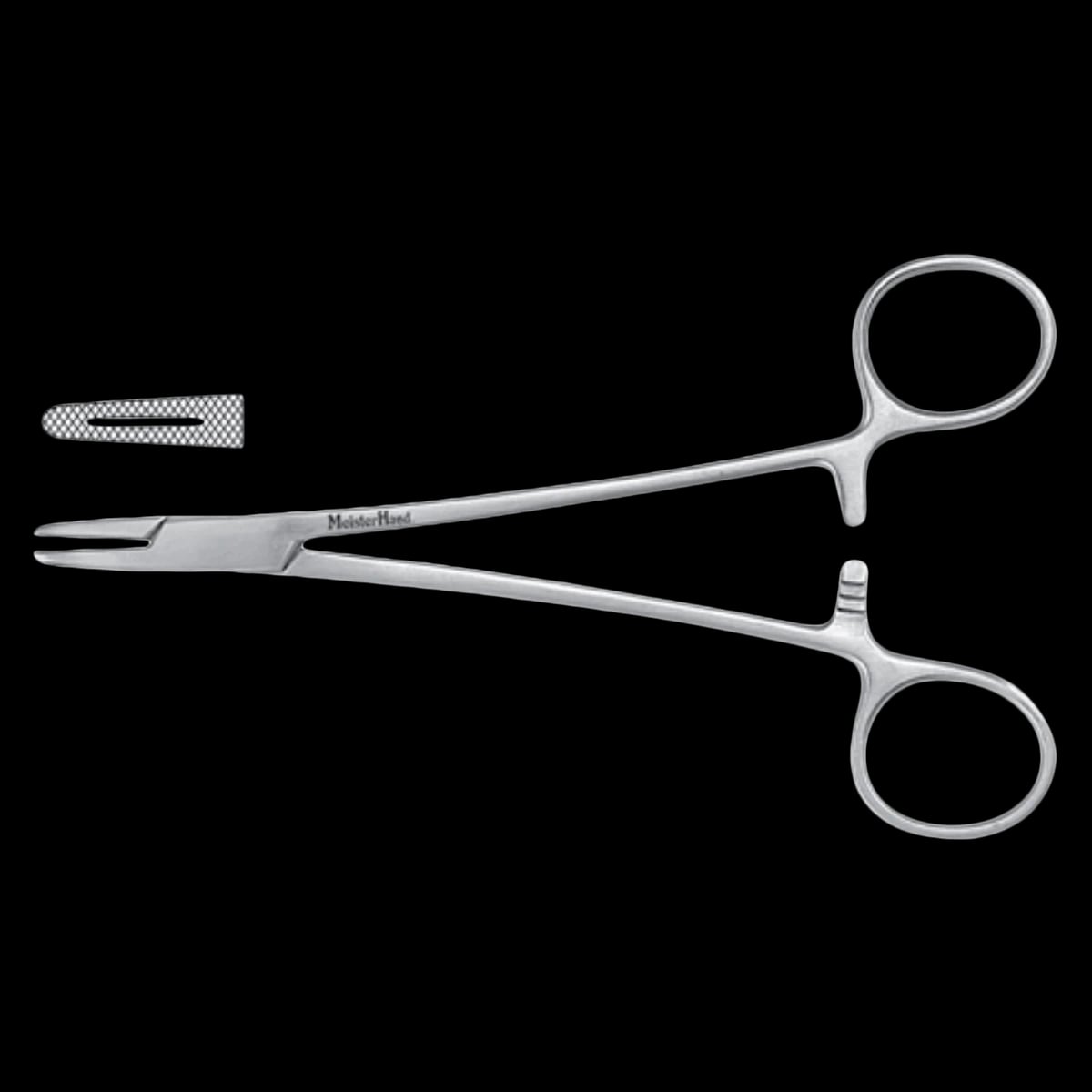 Mayo-Hegar Needle Holder, Serrated Jaw, Tungsten Carbide, 6"