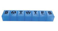 Mediplanner 7-Day AM/PM XL Pill Organizer, Reusable, Each