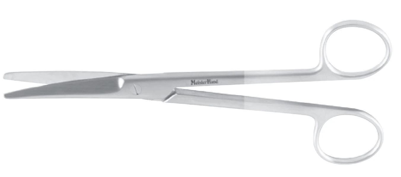 Miltex Meister-Hand Mayo Dissecting Scissors, Curved, 5-1/2", Tungsten Carbide