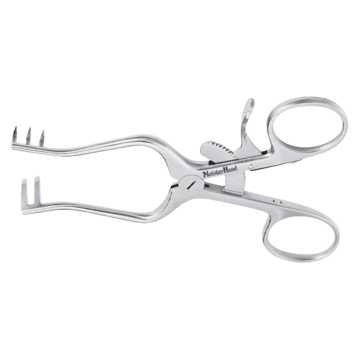 Meister-Hand Weitlaner Retractor, Blunt, 6-1/2" Stainless Steel