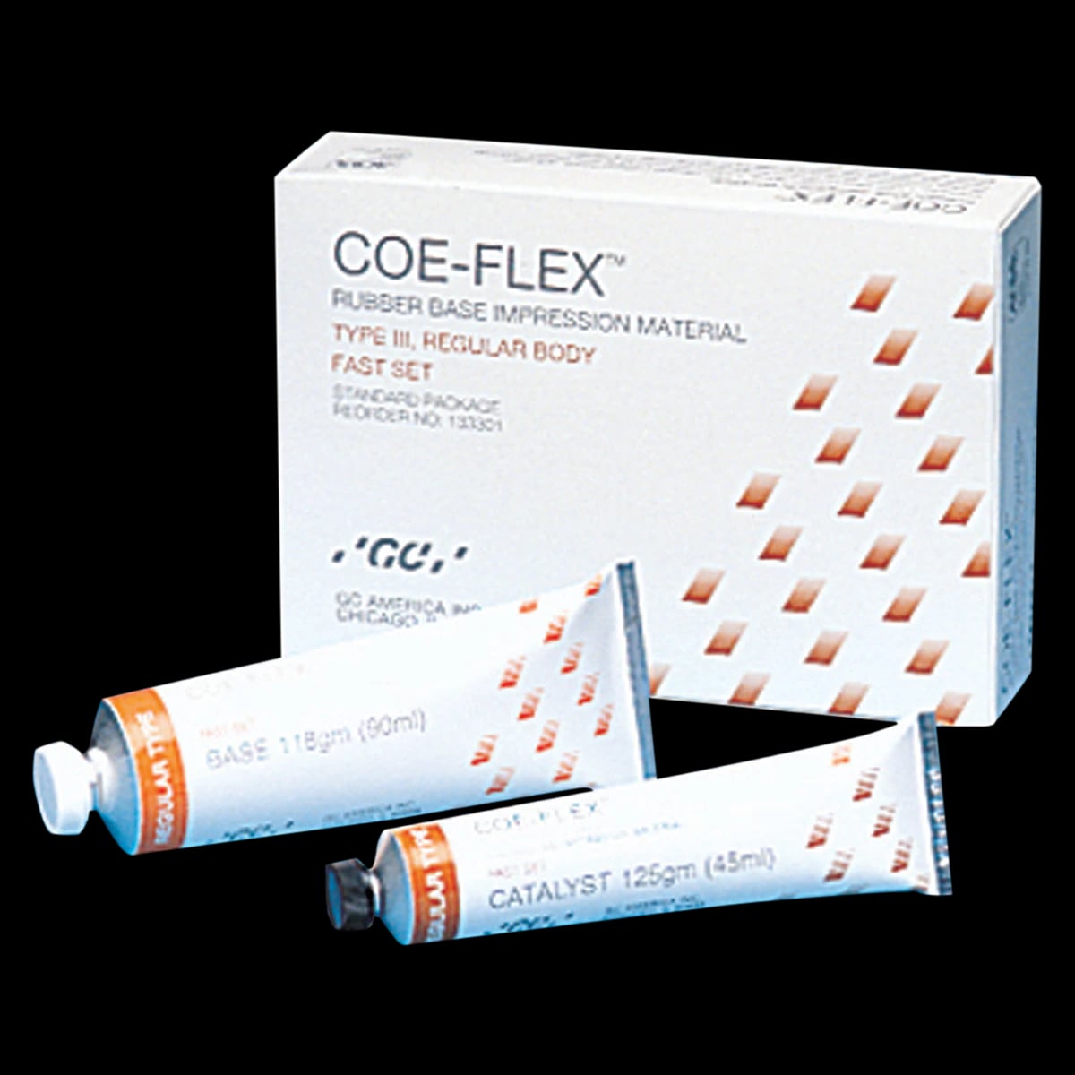 GC America Coe-Flex Impression Material Polysulfide Refill, Regular Body, 2/Pack, 131102
