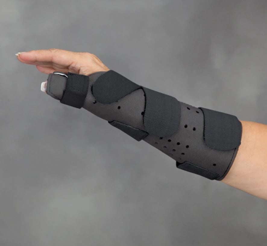 Liberty Wrist/Thumb Spica Splint, Right, Adult, Small/Medium, Tri-Laminate Foam, 2.5-3.25"