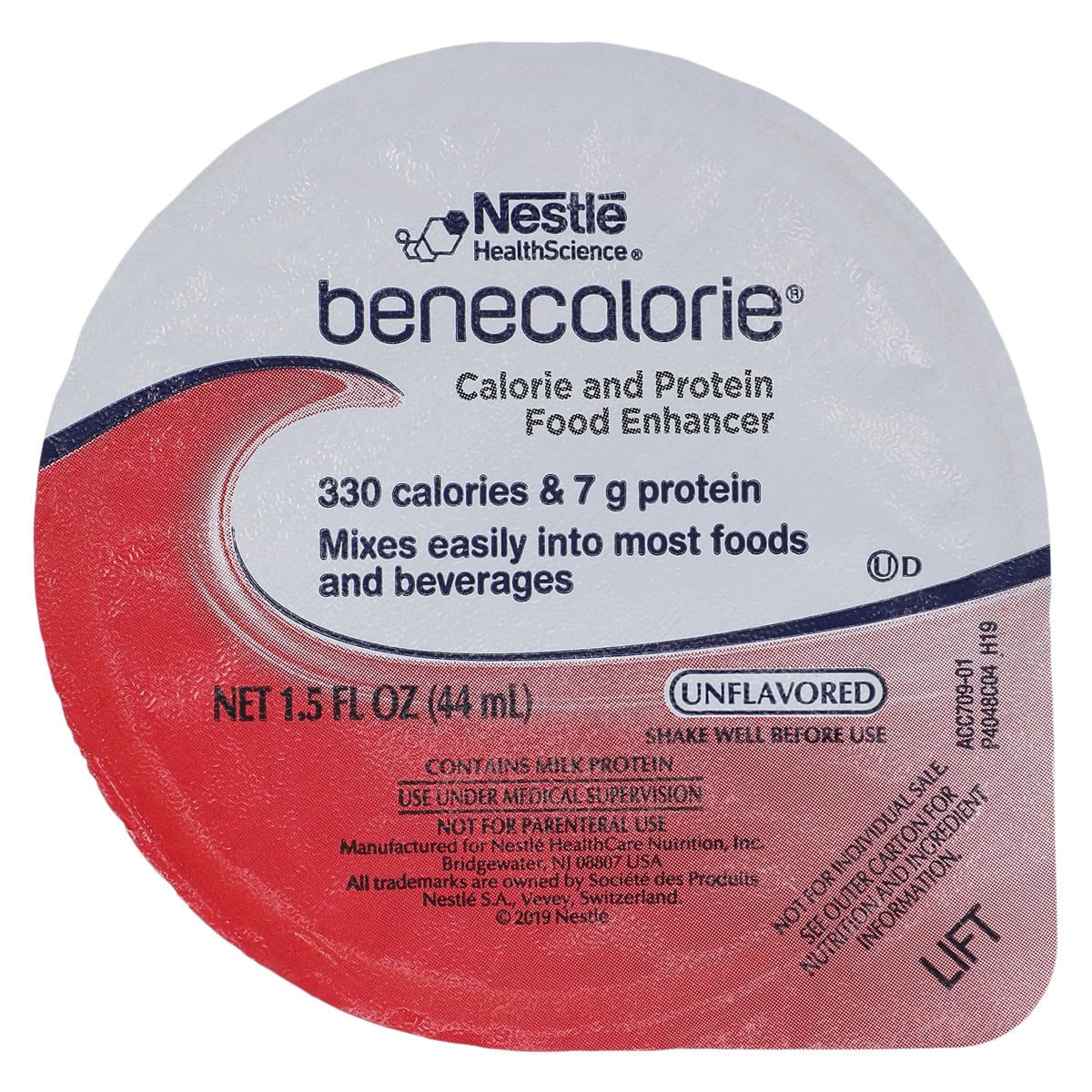 Resource Benecalorie Nutritional Formula, Unflavored, 1.5 oz Tub, 24/Case