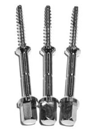 A.Titan Easy X-Trac Extraction Screws, Self-Cutting, 30 mm Length, 1.75 mm Diameter, 3/Package