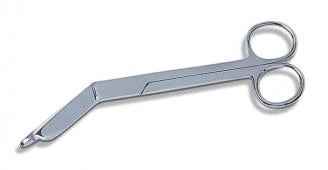 Bandage Scissors, 7-1/4", Stainless Steel, Each