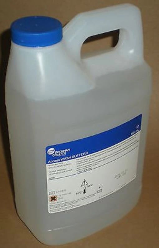 Beckman Coulter Access 2 Wash Buffer II Solution, 1950 mL, 4 Bottles/Box