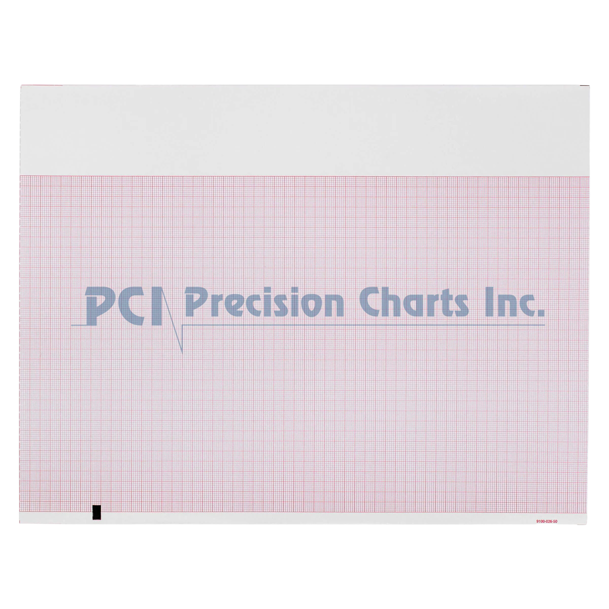 Precision Charts Inc. Thermal Paper Z-Fold for ECG/EKG Recording, 12 Packs per Case
