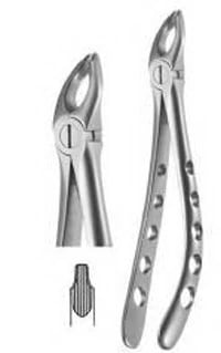 A. Titan Instruments X-TRAC Upper Universal Notched Beak Extracting Forceps, Size 3500N, Stainless Steel, 1/Pk