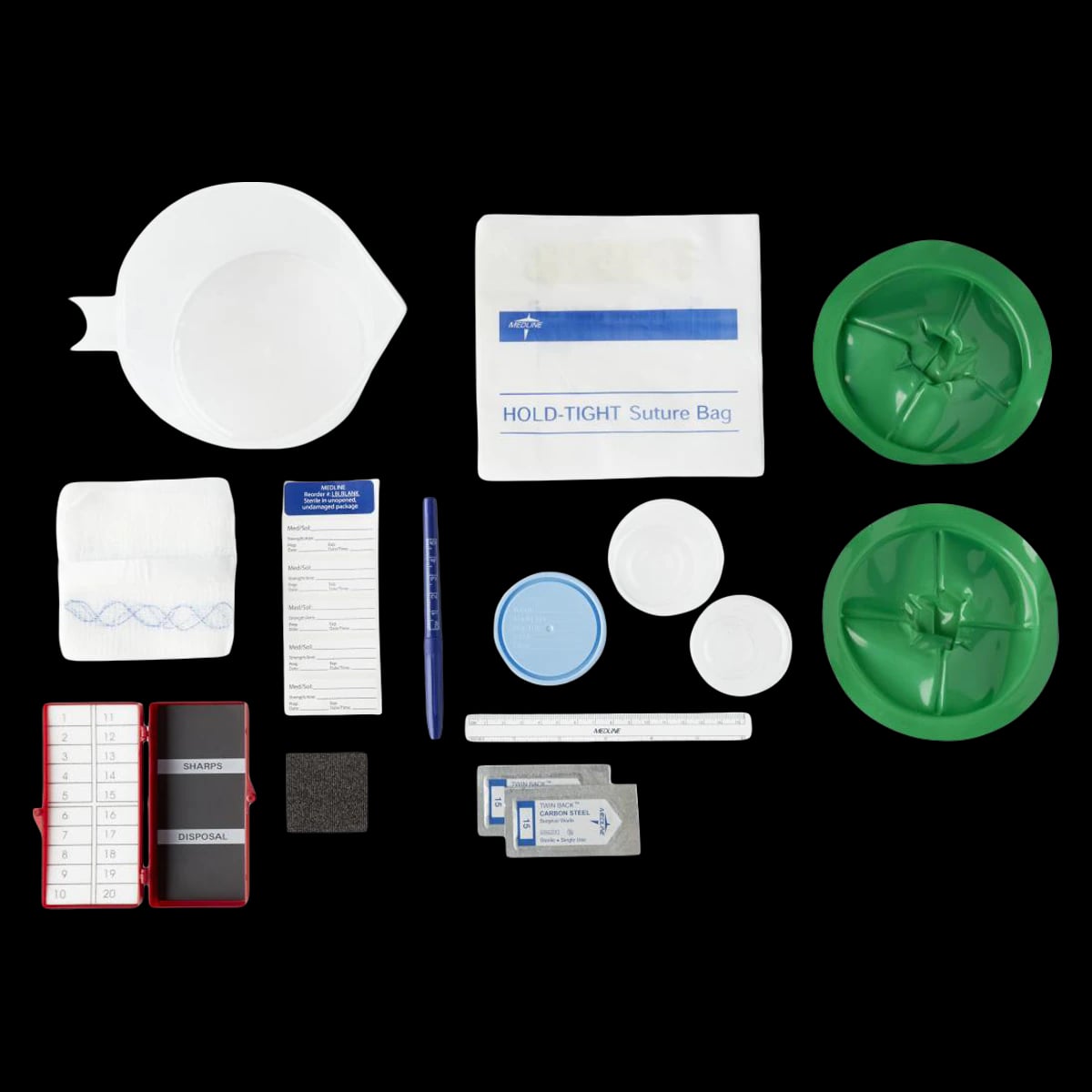 Medline Sure Set Surgical Set Up Tray