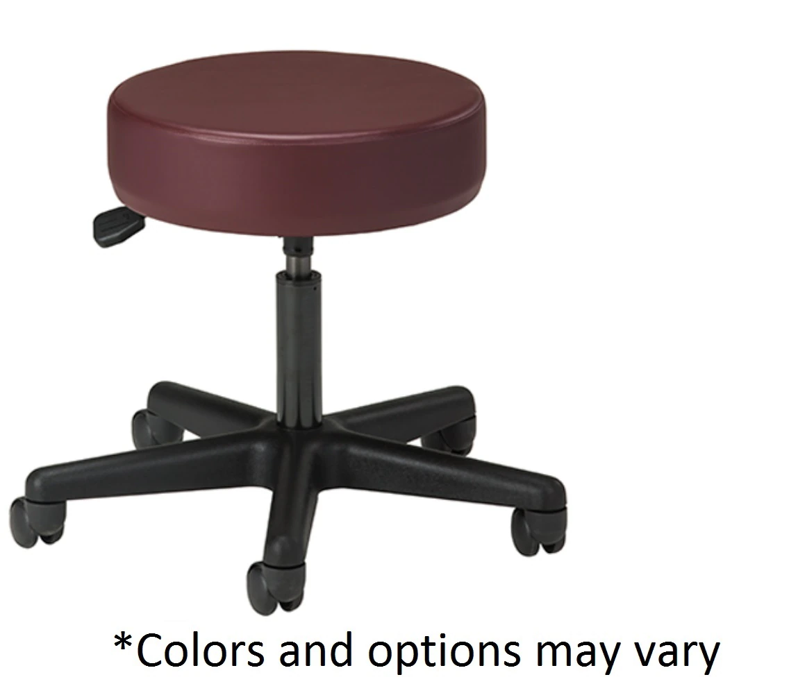 Clinton Industries Standard Series Pneumatic Exam Stool, 250 lb Capacity