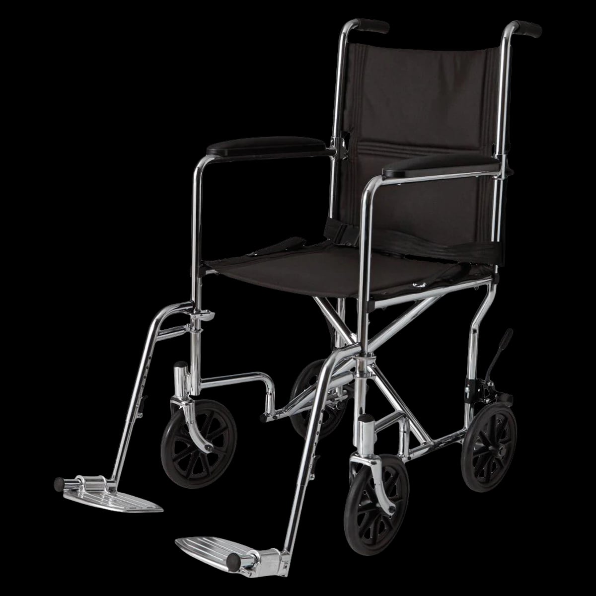 Medline Transport Wheelchair, 300 lb Capacity