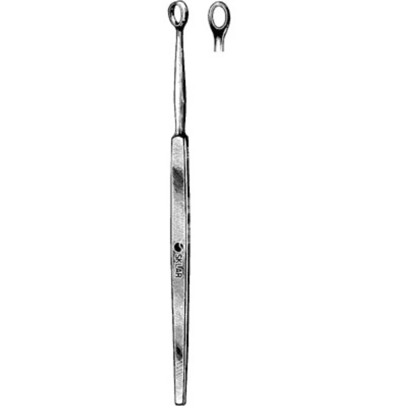 Sklar Fox Dermal Curette, Oval, 5-1/2" Stainless Steel, Non-Sterile, Reusable