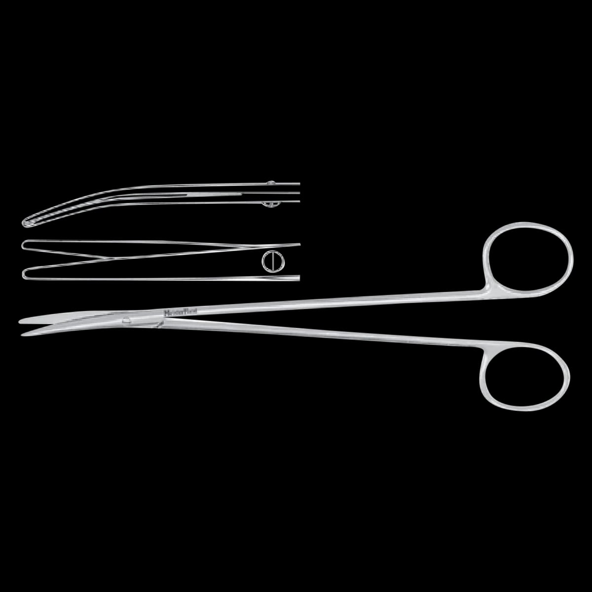 Meister-Hand Metzenbaum Scissors, Curved, 7" Stainless Steel, Each