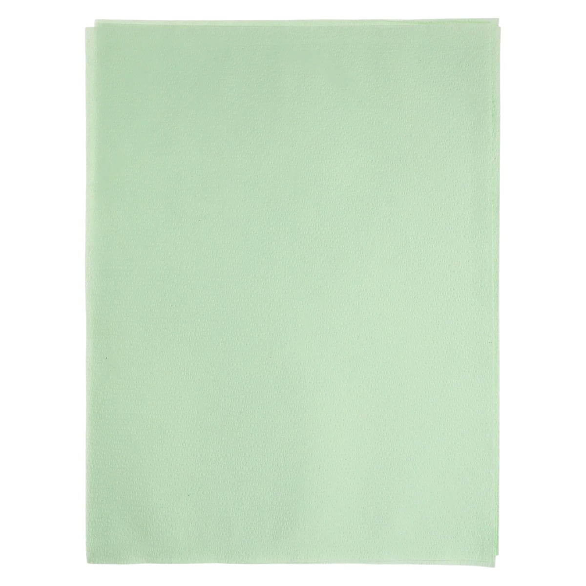 Crosstex Polycoated Headrest Covers, Extra Large 10" x 13", Green, 500/Case, L3GR