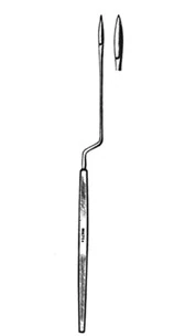 Sexton Ear Knife, 7" Bayonet, Stainless Steel, Autoclavable, Reusable