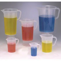 Bel-Art Scienceware Graduated Pitcher, Polypropylene, Clear, 5L
