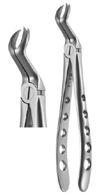A. Titan Instruments X-Trac Forceps, Upper Left 3rd Molar, 3 Prong, 6717