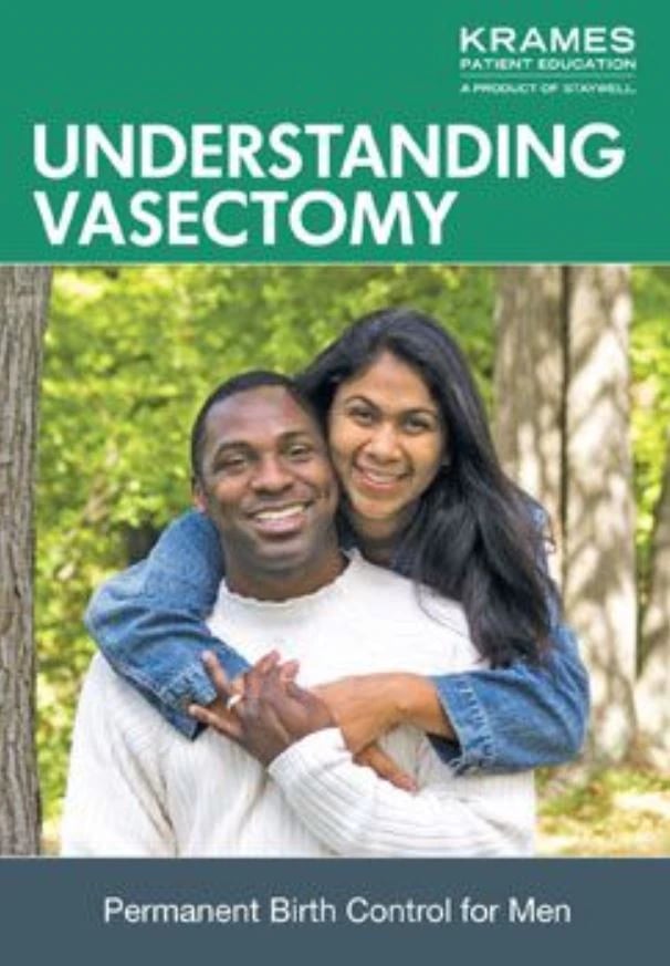 Understanding Vasectomy Educational Booklet, 8 Pages, Each