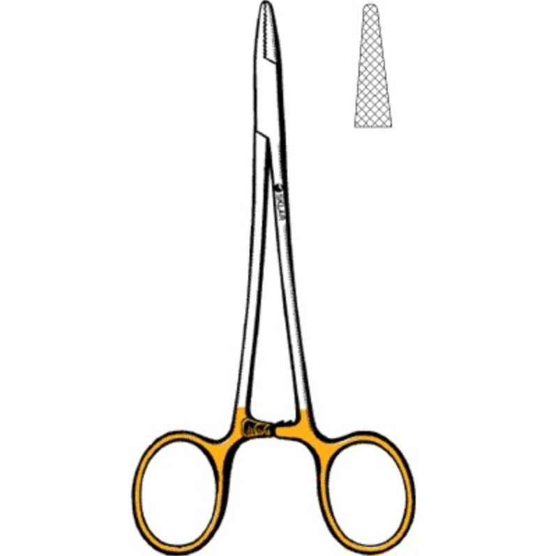 Sklar Instruments Baumgartner Needle Holder, Serrated Jaw, 5-1/2"