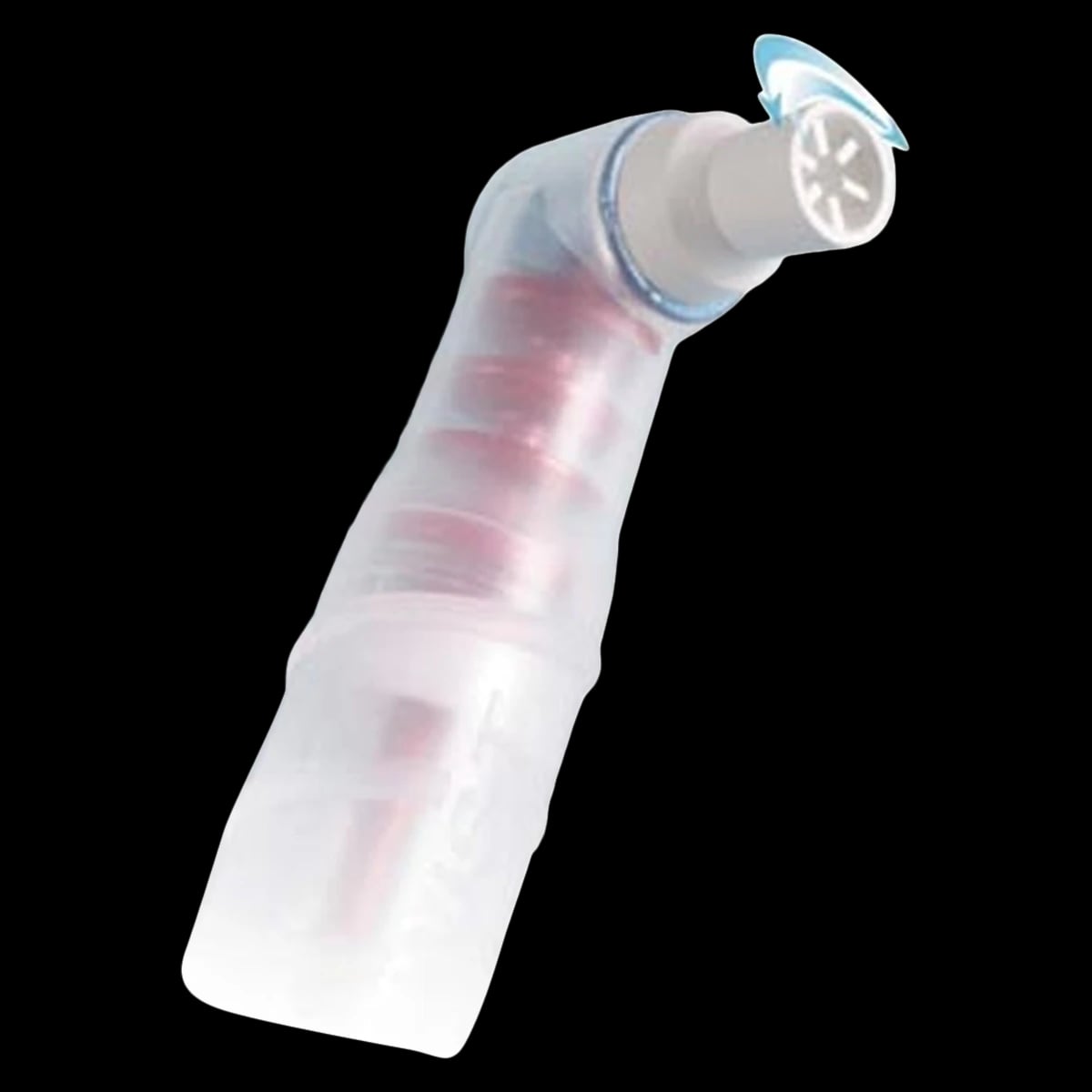 Crosstex Twist Disposable Prophy Angles, Soft Cup, Gray, Latex-Free, 100/Box, TPASC